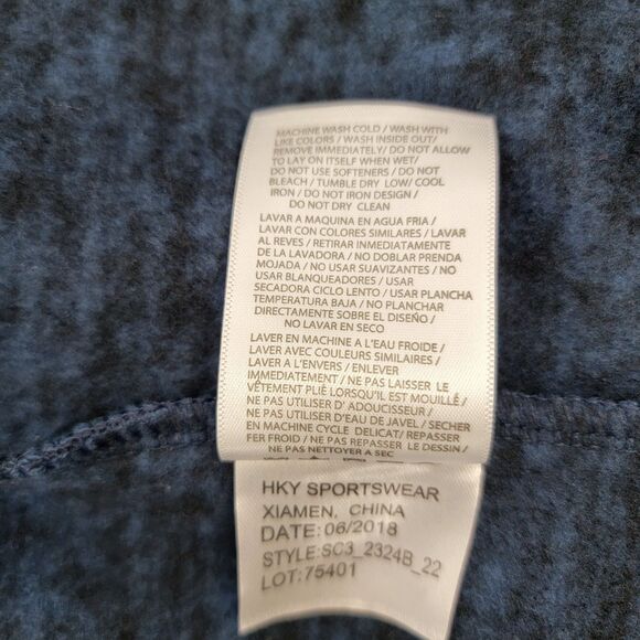 FC Barcelona Mens Long Sleeve Full Zip Hoodie Windbreaker/Sweater Jacket L - Picture 9 of 12